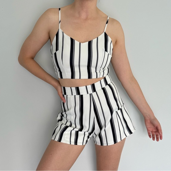 Etiquette Striped Two-Piece Set - Picture 1 of 7